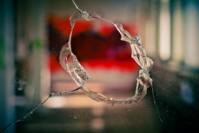 broken glazing